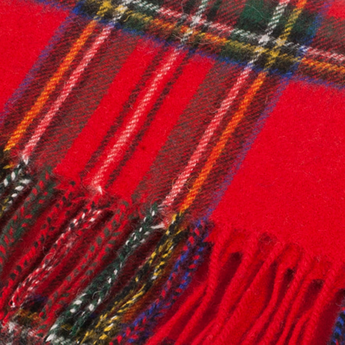 Lambswool Scottish Tartan Clan Scarf Stewart Royal - Heritage Of Scotland - STEWART ROYAL