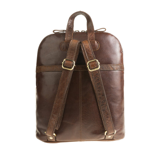 Leather Backpack 2 Brandy - Heritage Of Scotland - BRANDY
