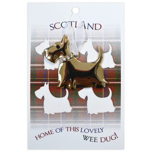 Lg. Scottie Dog Hanger Lovely Wee Dug - Heritage Of Scotland - N/A
