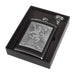 Lion Emblem 8Oz Flask/Funnel Box Set - Heritage Of Scotland - BLACK