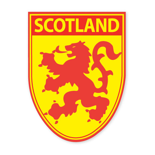 Lion Rampant Shield Sticker - Heritage Of Scotland - NA