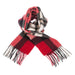 Lyle & Scott 100% Cashmere Scarf Exploded Thomson Red - Heritage Of Scotland - EXPLODED THOMSON RED
