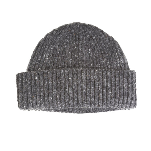 Marchbrae Gents Soft Donegal Beanie Charcoal - Heritage Of Scotland - CHARCOAL
