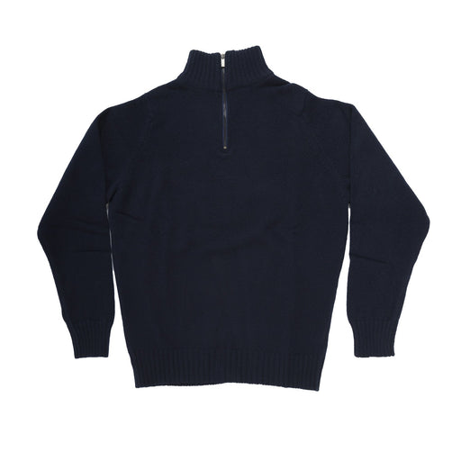 Marchbrae Gents Zip Sweater Navy - Heritage Of Scotland - NAVY