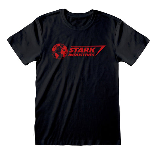 Marvel Comics - Stark Industries Tshirt - Heritage Of Scotland - BLACK