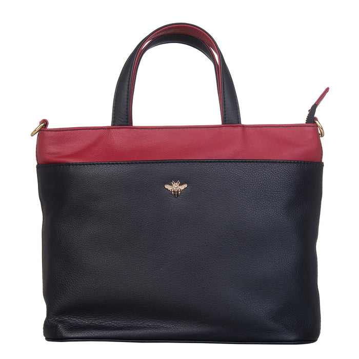 Mason Multi Way Grab Bag - Heritage Of Scotland - BLACK/RED