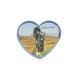 Mdf Magnet Heart - Piper Man - Heritage Of Scotland - NA