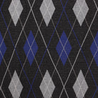 Men's Argyle Ballantrae Jumper Black - Heritage Of Scotland - BLACK