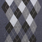Men's Argyle Ballantrae Jumper Crew Nec Navy Melange - Heritage Of Scotland - NAVY MELANGE