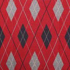 Men's Argyle Ballantrae Jumper Red - Heritage Of Scotland - RED