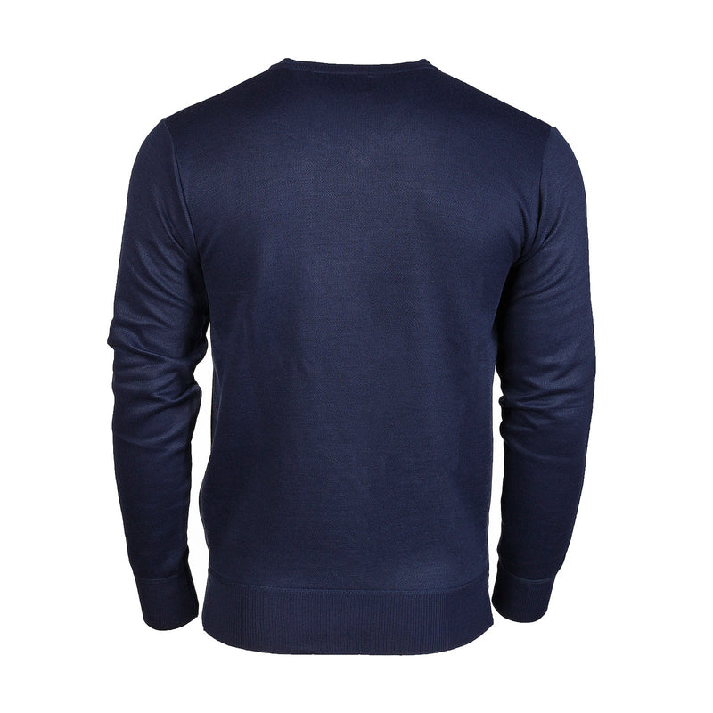 Men's Argyle Ballantrae Jumper Turquoise - Heritage Of Scotland - TURQUOISE