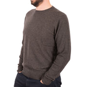 Men's Dunedin Cashmere 100% Cashmere Cr Ptarmigan - Heritage Of Scotland - PTARMIGAN