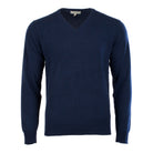 Men's Dunedin Cashmere 100% Cashmere V Cosmos - Heritage Of Scotland - COSMOS