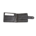 Mens Ht Leather Wallet With Loop Closer Autumn Brown Check / Black - Heritage Of Scotland - AUTUMN BROWN CHECK / BLACK