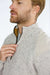Men's Peregrine Foxton Zip Neck Made In England Ecru - Heritage Of Scotland - ECRU