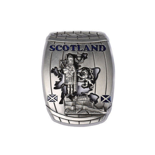 Metal Magnet Barrel - Scotland Icons - Heritage Of Scotland - N/A