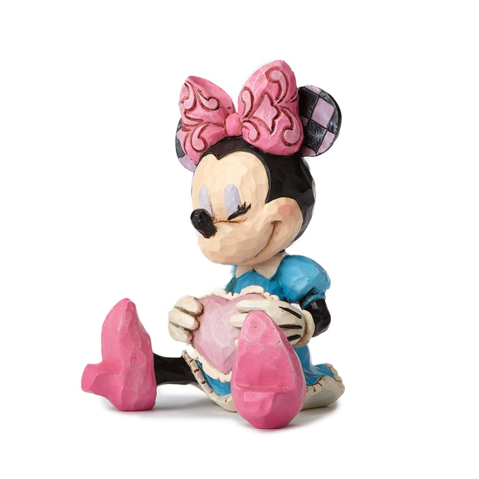 Minnie Mouse With Heart Mini Figurine - Heritage Of Scotland - N/A