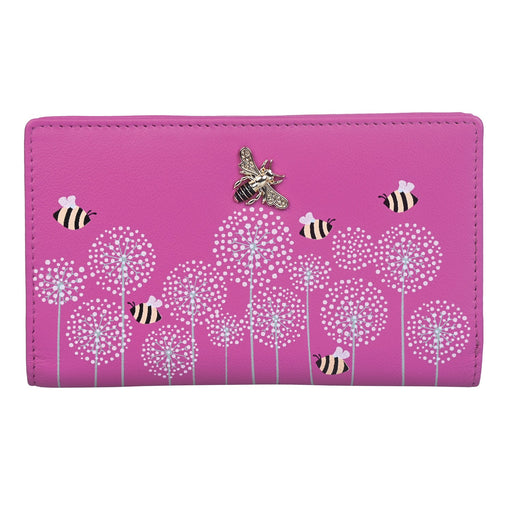 Moonflower Compact Bee Purse Pink - Heritage Of Scotland - PINK