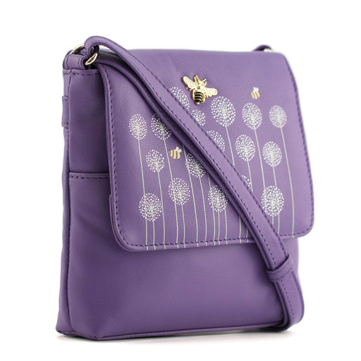 Moonflower Cross Body Bag Purple - Heritage Of Scotland - PURPLE