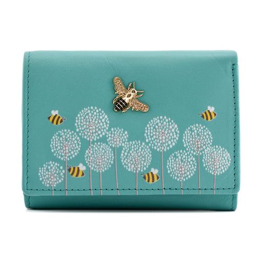 Moonflower Id And Card Holder Turquoise - Heritage Of Scotland - TURQUOISE