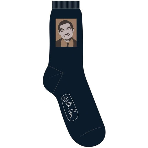 Mr Bean Face Socks - Heritage Of Scotland - NAVY