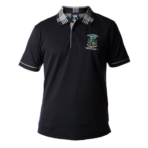 Old Course Polo Shirt Navy - Heritage Of Scotland - NAVY