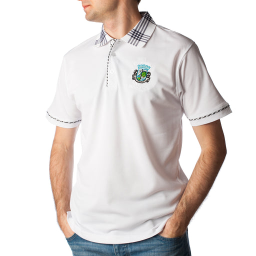 Old Course Polo Shirt White - Heritage Of Scotland - White