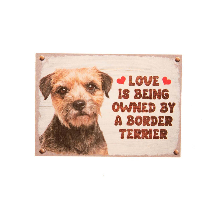 Pet Fridge Magnet Small Border Terrier - Heritage Of Scotland - BORDER TERRIER