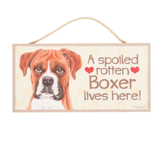 Pet Plaque Boxer Fawn - Heritage Of Scotland - BOXER FAWN