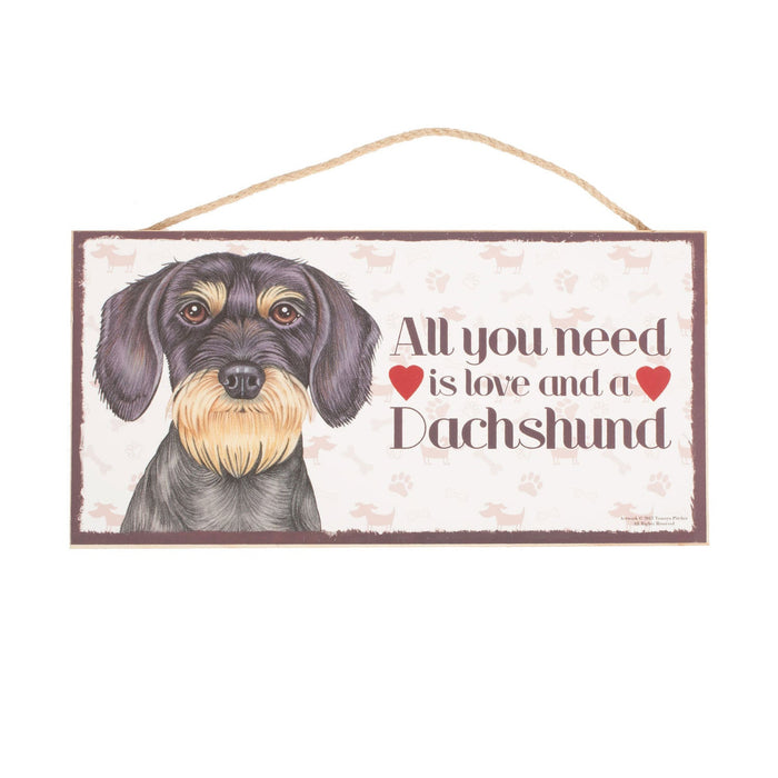 Pet Plaque Dachshund Wirehaired - Heritage Of Scotland - DACHSHUND WIREHAIRED