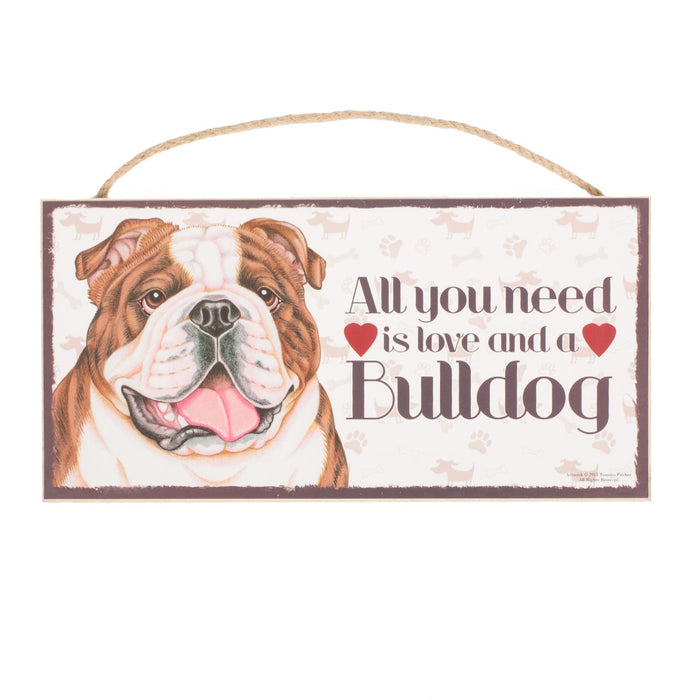 Pet Plaque English Bulldog Brindle - Heritage Of Scotland - ENGLISH BULLDOG BRINDLE