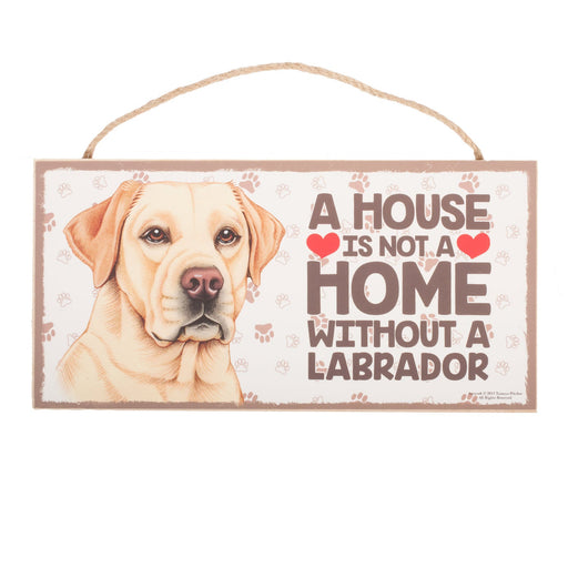 Pet Plaque Labrador Yellow - Heritage Of Scotland - LABRADOR YELLOW