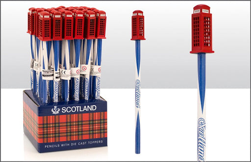 Phone Box Pencil Topper/Scotland - Heritage Of Scotland - NA