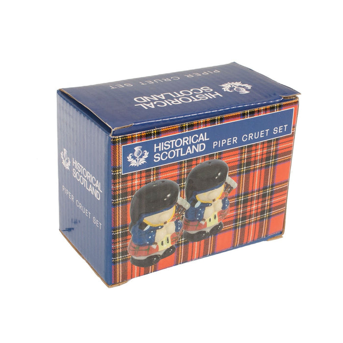 Piper Salt And Pepper Set - Heritage Of Scotland - N/A