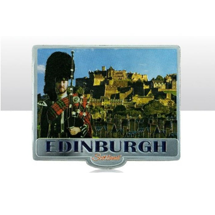 Piper Tartan Magnet - Heritage Of Scotland - N/A