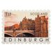 Post Stamp Fridge Magnet 04-Edi - Heritage Of Scotland - 04-EDI