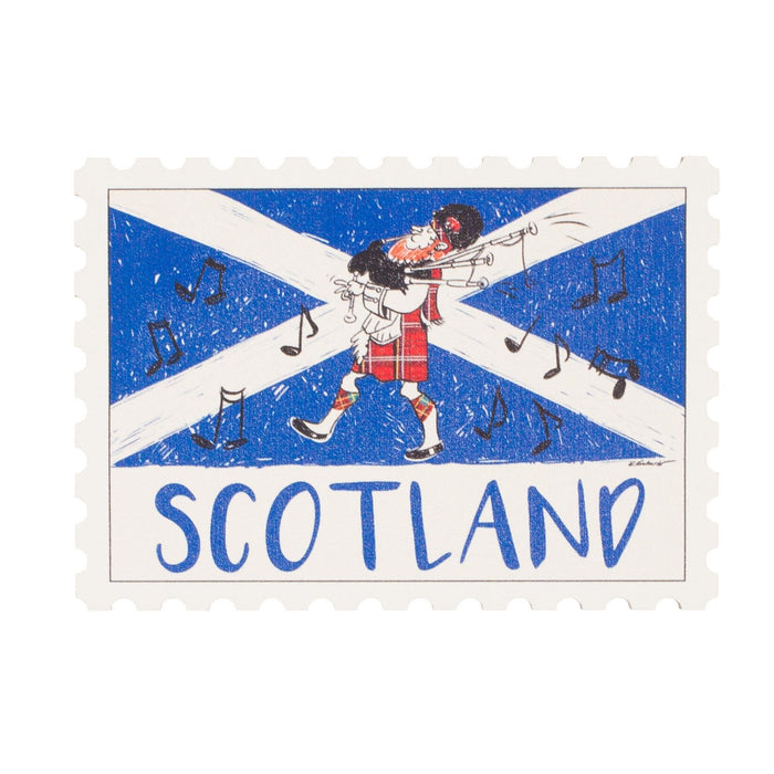 Post Stamp Fridge Magnet 07-Sco - Heritage Of Scotland - 07-SCO