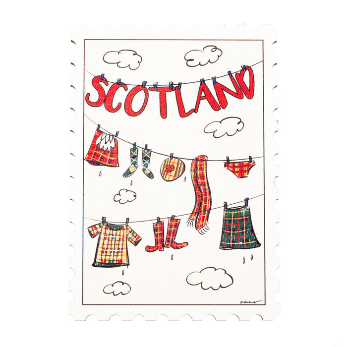 Post Stamp Fridge Magnet 11-Sco - Heritage Of Scotland - 11-SCO