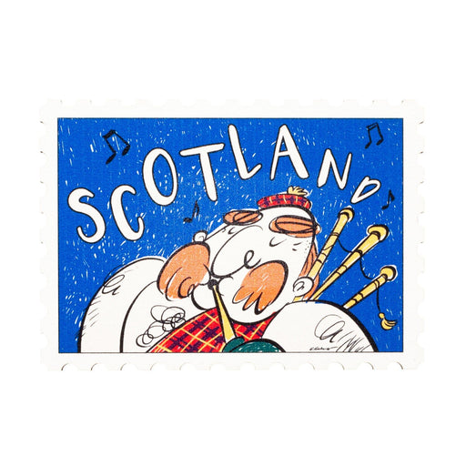 Post Stamp Fridge Magnet 14-Sco - Heritage Of Scotland - 14-SCO