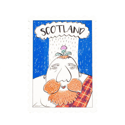 Post Stamp Fridge Magnet 16-Sco - Heritage Of Scotland - 16-SCO