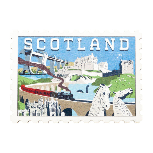 Post Stamp Fridge Magnet 19-Sco - Heritage Of Scotland - 19-SCO