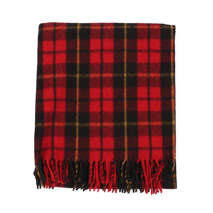 Recycled Wool Tartan Blanket Throw Wallace - Heritage Of Scotland - WALLACE
