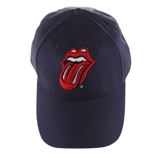 Rolling Stones Tongue Baseball Cap Navy - Heritage Of Scotland - NAVY