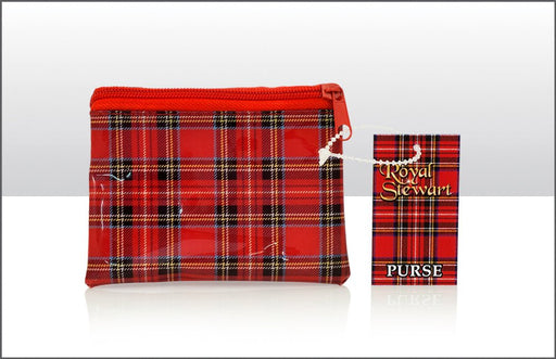 Royal Stewart Rectangle Pvc Purse Zip - Heritage Of Scotland - NA