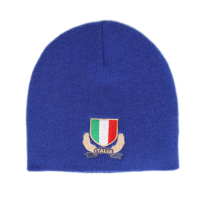 Rugby Italy Beanie Hat - Heritage Of Scotland - ROYAL BLUE