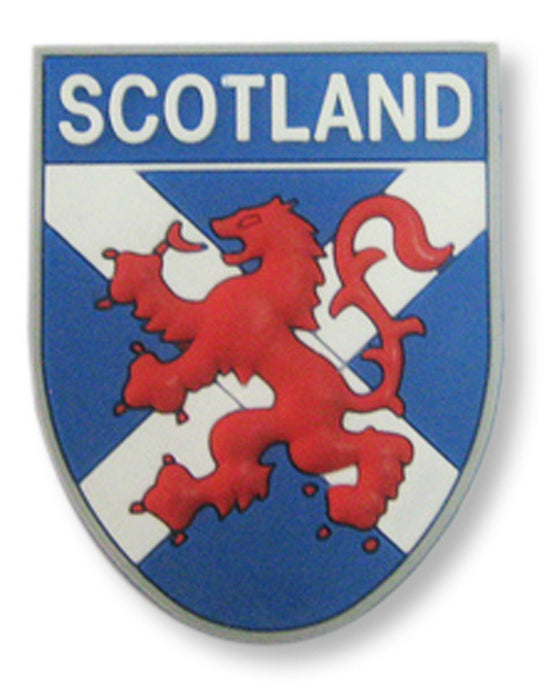 Saltire Lion Rampant Pu Magnet - Heritage Of Scotland - NA