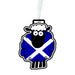 Saltire Sheep Luggage Tag - Heritage Of Scotland - NA