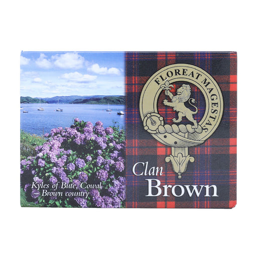 Scenic Metallic Magnet Scotlan Brown - Heritage Of Scotland - BROWN