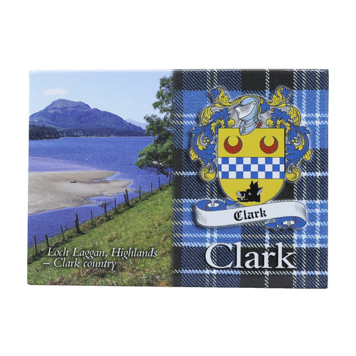 Scenic Metallic Magnet Scotlan Clark - Heritage Of Scotland - CLARK