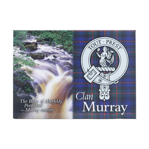 Scenic Metallic Magnet Scotlan Murray - Heritage Of Scotland - MURRAY